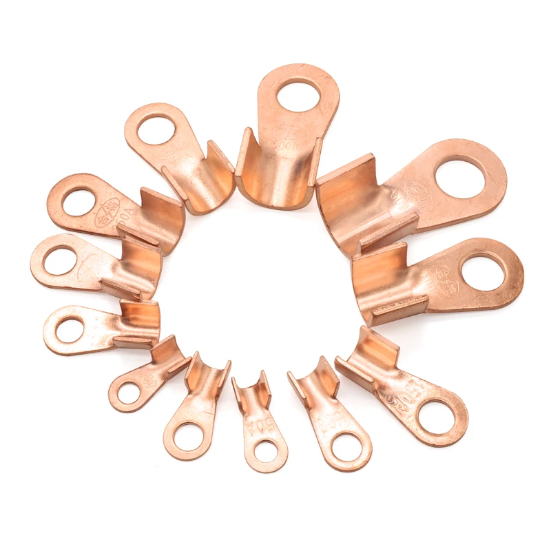 OT Type OT-600A OT-800A OT-1000A Wire Terminal Red Copper Bare Nose Lugs Crimp Open Mouth Cable End Connector Splice
OT Type OT-600A OT-800A OT-1000A Wire Terminal Red Copper Bare Nose Lugs Crimp Open Mouth Cable End Connector Splice