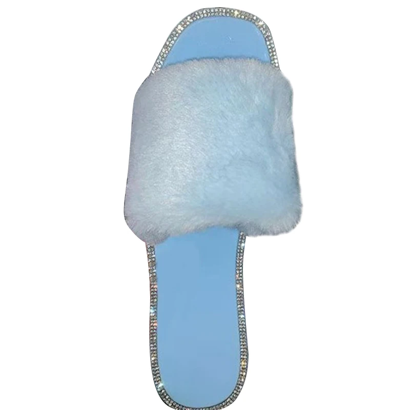Summer Outdoor Women Slippers Square Toe Crystal Faux Fur Solid Female Shoes Beach 2021 Comfortable Fashion Ladies Slippers
Summer Outdoor Women Slippers Square Toe Crystal Faux Fur Solid Female Shoes Beach 2021 Comfortable Fashion Ladies Slippers