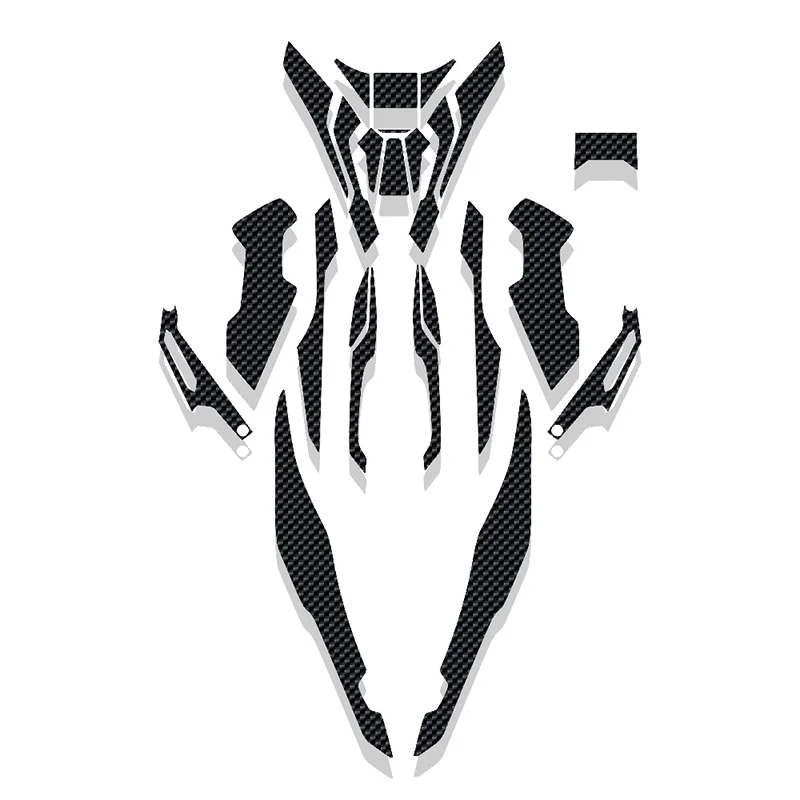 Модифицированный защитный стикер и корпус топливного бака из углеродного волокна для мотоцикла Honda Adv150 X-adv150