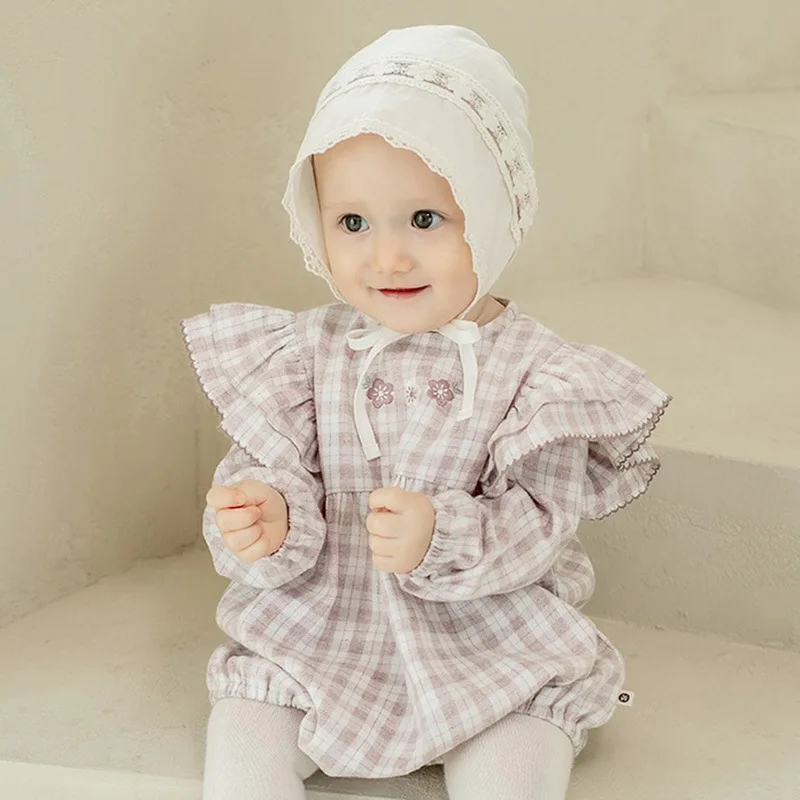 Новое поступление, Одежда для новорожденных девочек, Комбинезоны для младенцев с мультяшным рисунком в клетку, комбинезон, костюм для улицы... 
Новое поступление, Одежда для новорожденных девочек, Комбинезоны для младенцев с мультяшным рисунком в клетку, комбинезон, костюм для улицы...