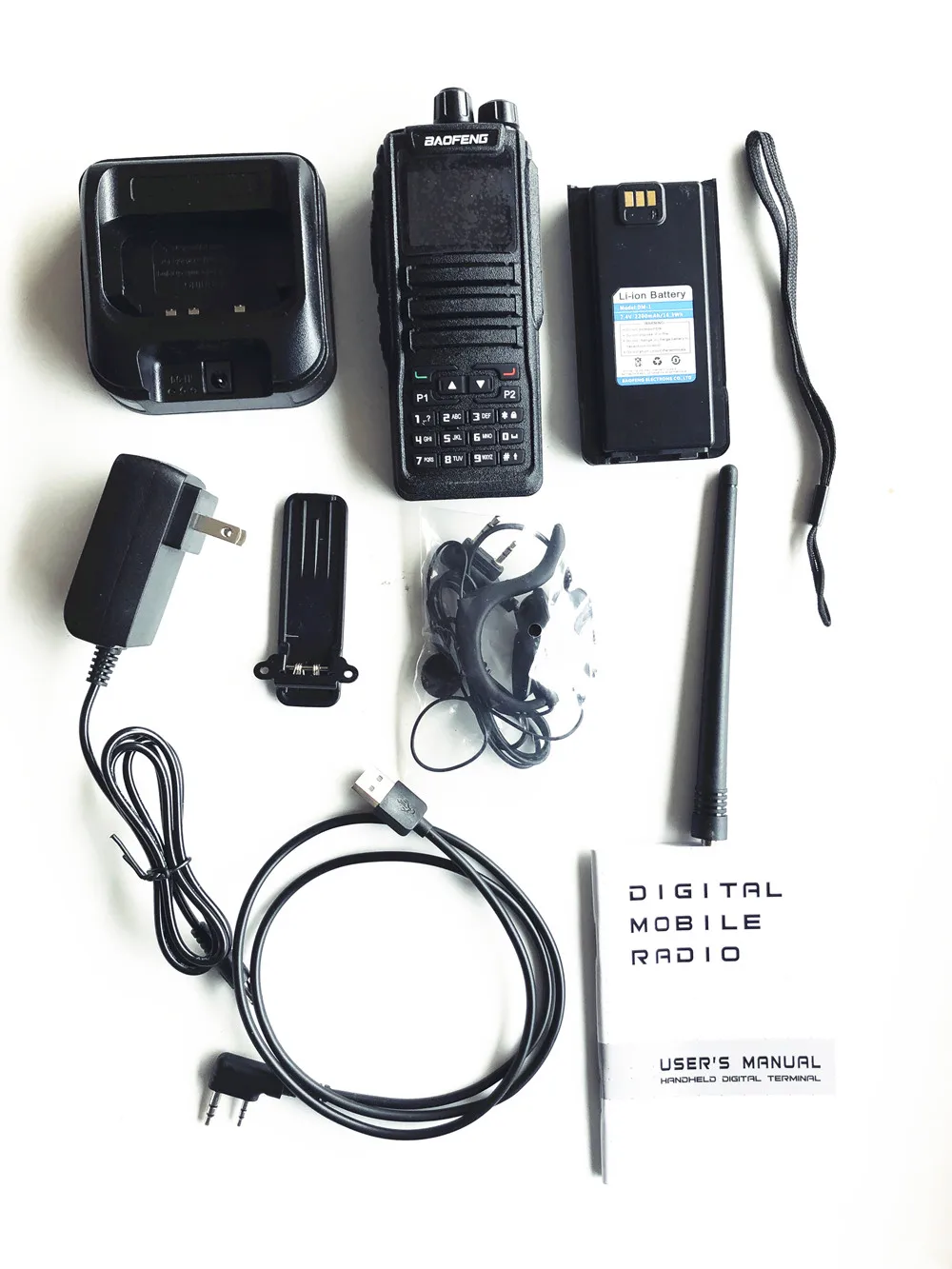 Baofeng DM-1701 Dual Band Tier I & II DMR & Analog Digital Two Way Radio 136-174MHz & 400-470Mhz Dualband Walkie Talkie DM1701
Baofeng DM-1701 Dual Band Tier I & II DMR & Analog Digital Two Way Radio 136-174MHz & 400-470Mhz Dualband Walkie Talkie DM1701