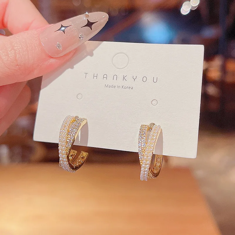 S925 Silvers 2021 French Retro Geometric Pearl Dangle Earrings Hanging Feminine Woman Luxury Jewellery
S925 Silvers 2021 French Retro Geometric Pearl Dangle Earrings Hanging Feminine Woman Luxury Jewellery
