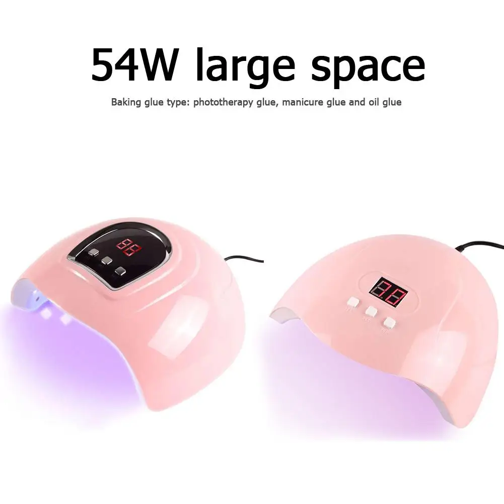 54W 18 LEDs Nail Dryer Fast Drying UV Lamp for Curing Nail Polish Gel Auto Sensor Nail Art Manicure Machine Lcd Display Tools
54W 18 LEDs Nail Dryer Fast Drying UV Lamp for Curing Nail Polish Gel Auto Sensor Nail Art Manicure Machine Lcd Display Tools