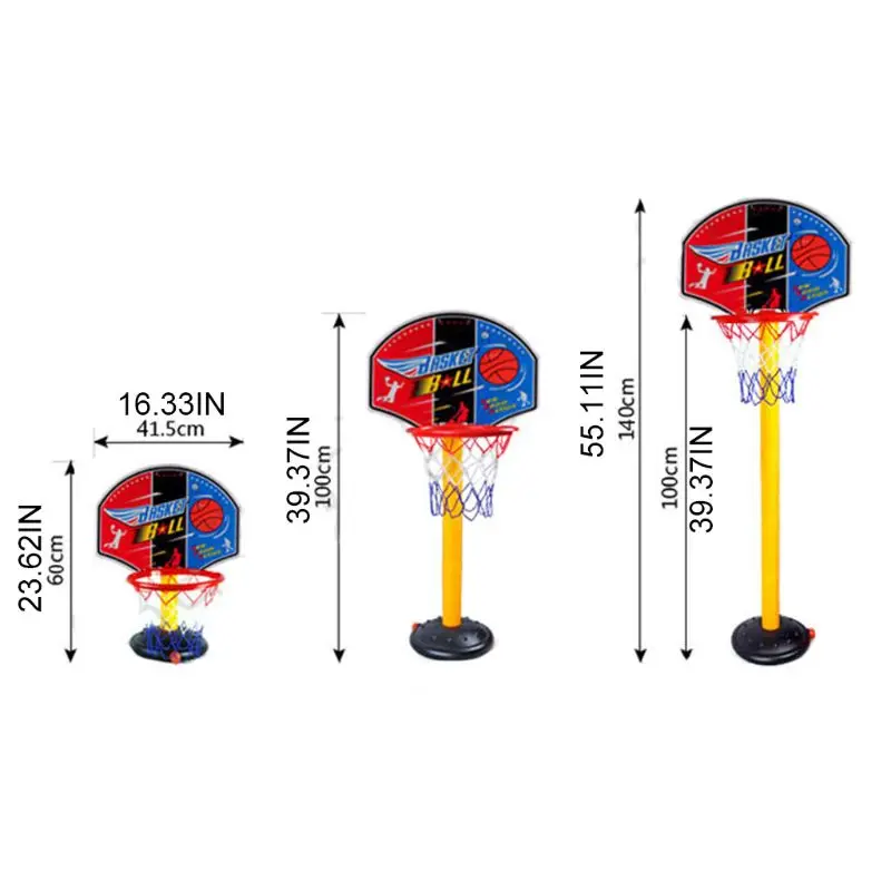 Adjustable Children Easy Score Basketball Set Backboard Hoop Ball with Air Pump Outdoor Playing Sports Parent-child Toys
Adjustable Children Easy Score Basketball Set Backboard Hoop Ball with Air Pump Outdoor Playing Sports Parent-child Toys