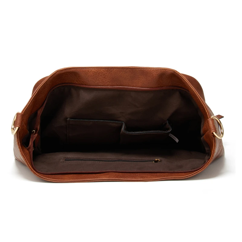 Vintage Ladies Shoulder Bag PU Leather Luxury Zipper Handbags Purse Pocket Female Big Tote Hand Bags 
Vintage Ladies Shoulder Bag PU Leather Luxury Zipper Handbags Purse Pocket Female Big Tote Hand Bags