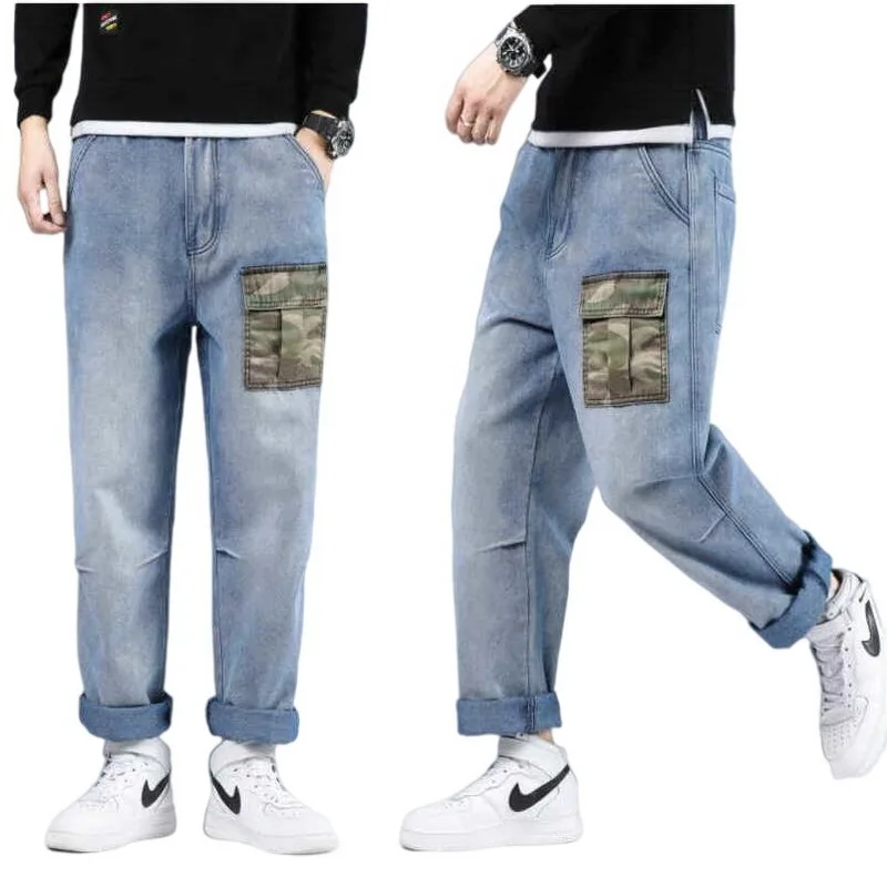 Baggy Jeans Men Denim Pants Loose Camouflage Patch Jeans Casual Print Skateboard Pants For Men Trousers
Baggy Jeans Men Denim Pants Loose Camouflage Patch Jeans Casual Print Skateboard Pants For Men Trousers