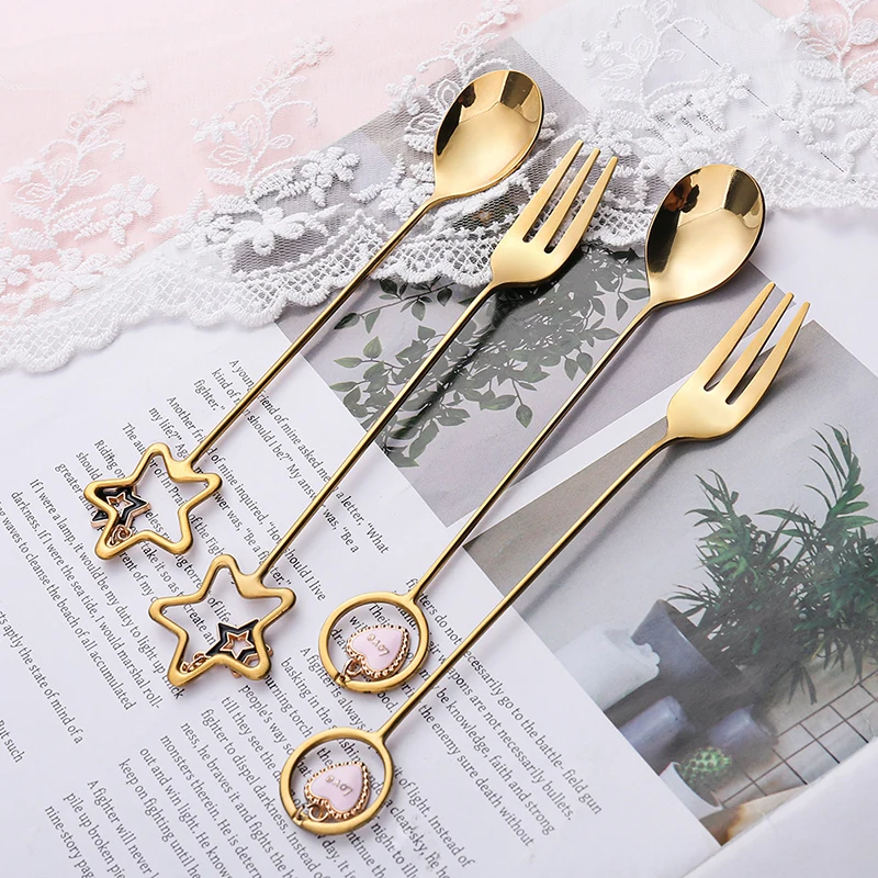 Creative Stainless Steel Spoon Fork Coffee Spoon Christmas Gifts Kitchen Accessories Tableware Decoration
Creative Stainless Steel Spoon Fork Coffee Spoon Christmas Gifts Kitchen Accessories Tableware Decoration