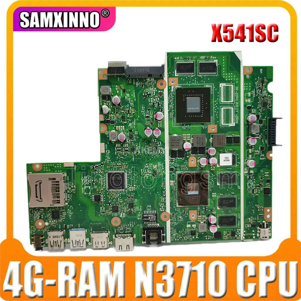 Akemy Новинка! X541SC материнская плата для ноутбука For Asus X541SC X541S D541SC протестированная оригинальная материнская плата 4G-RAM N3710 CPU GT810M GPU
Akemy Новинка! X541SC материнская плата для ноутбука For Asus X541SC X541S D541SC протестированная оригинальная материнская плата 4G-RAM N3710 CPU GT810M GPU