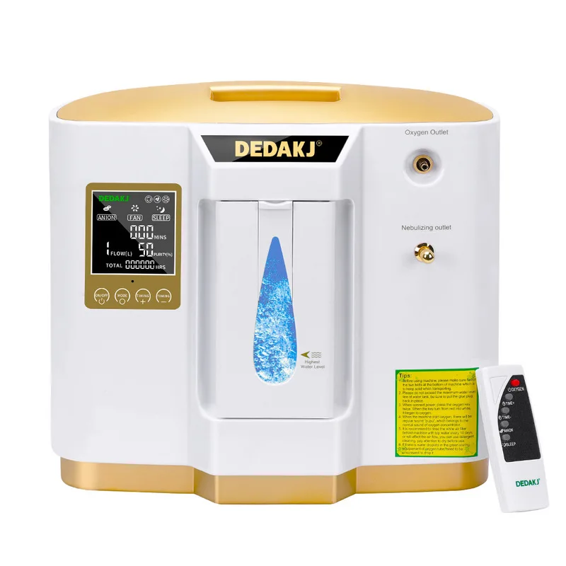 DE-1LW English Version Medical Oxygen Generator 1L-7L Oxygen Making Machine Atomization Function Oxygenator Oxygen Machine
DE-1LW English Version Medical Oxygen Generator 1L-7L Oxygen Making Machine Atomization Function Oxygenator Oxygen Machine