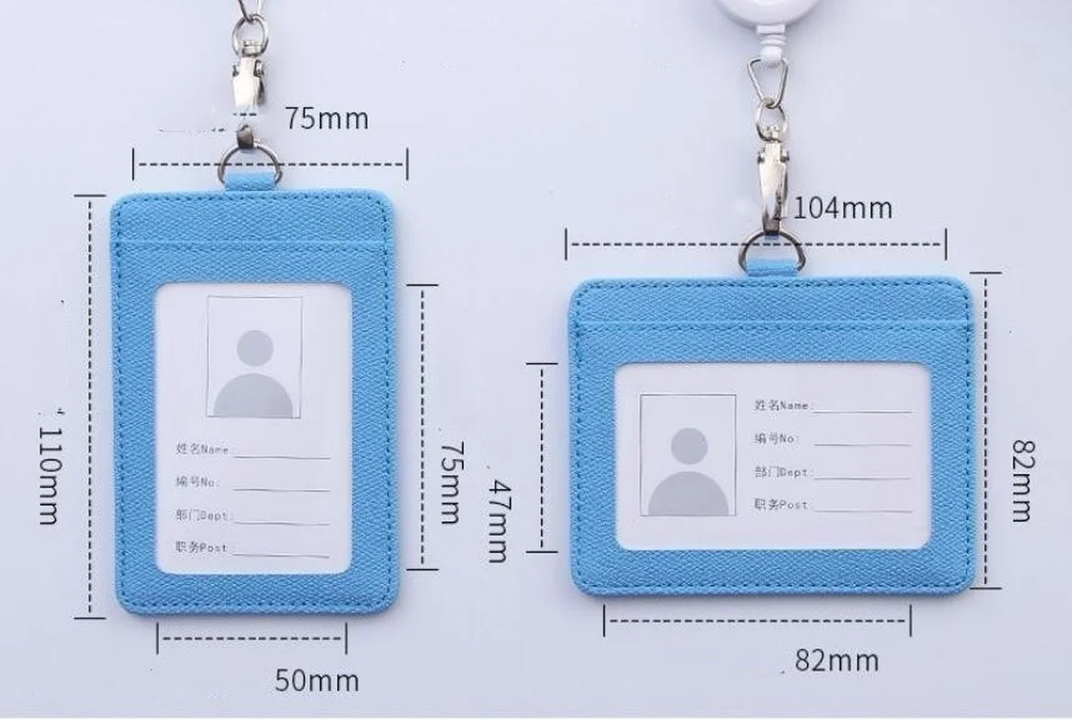 1PC PU Leather ID Badge Holder Retractable Landyard for Keys ID Card Pass Holder Neck Straps Office School Supplies Gift 
1PC PU Leather ID Badge Holder Retractable Landyard for Keys ID Card Pass Holder Neck Straps Office School Supplies Gift