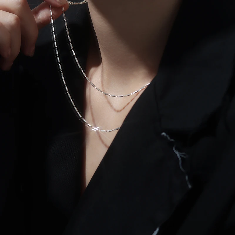 MENGJIQIAO Korean Fashion Shiny Silver Color Metal Necklaces For Women Ladies Elegant Simple Choker Party Jewelry Gifts
MENGJIQIAO Korean Fashion Shiny Silver Color Metal Necklaces For Women Ladies Elegant Simple Choker Party Jewelry Gifts