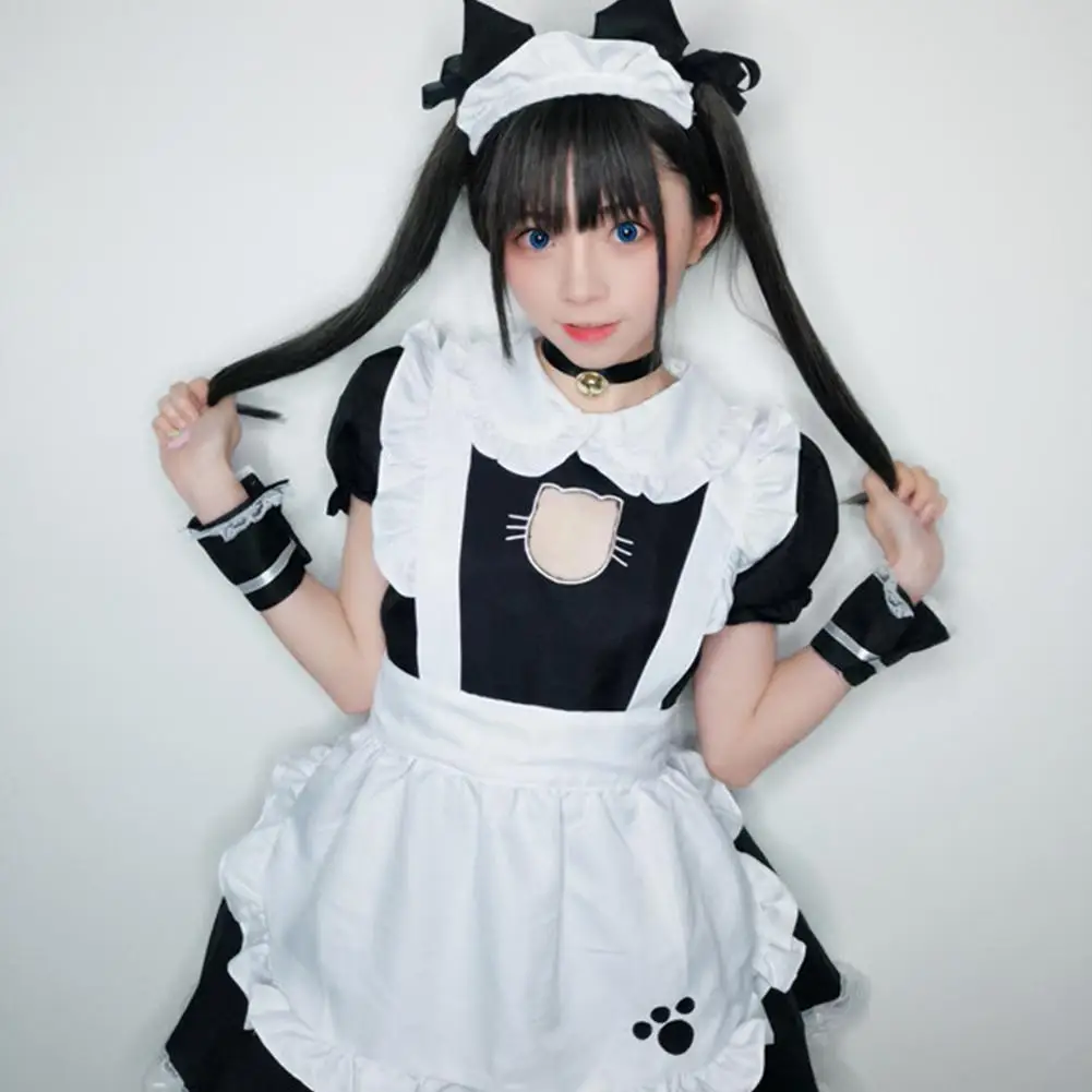 Women's Cute Maid Cosplay Costume Short Sleeve Retro Maid Lolita Dress Cute Japanese French Costume Cosplay Costume XL
Women's Cute Maid Cosplay Costume Short Sleeve Retro Maid Lolita Dress Cute Japanese French Costume Cosplay Costume XL
