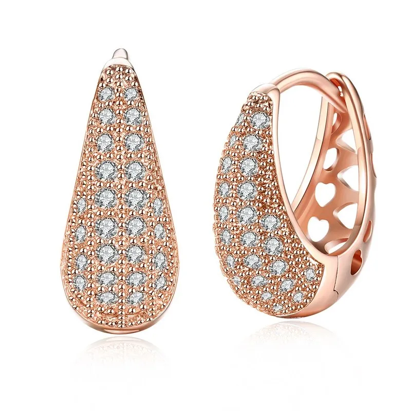 K Gold Zircon Ear Buckle Water Drop Diamond-encrusted Romantic Wind Earring Earring Ear Clip Women's KZCE140 Stud Earrings
K Gold Zircon Ear Buckle Water Drop Diamond-encrusted Romantic Wind Earring Earring Ear Clip Women's KZCE140 Stud Earrings