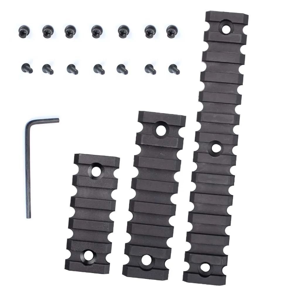 3 Sizes Set 5 7 13 Slot 2" 3" 5" Picatinny Weaver Rail Mount ABS Plastic Keymod Rail Handguard Section for Hunting
3 Sizes Set 5 7 13 Slot 2" 3" 5" Picatinny Weaver Rail Mount ABS Plastic Keymod Rail Handguard Section for Hunting