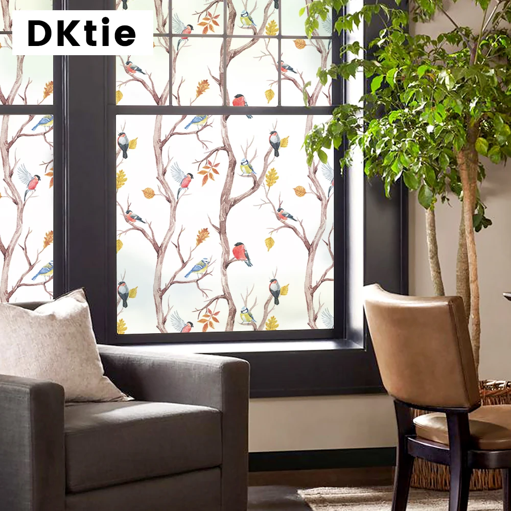 Opaque Frosted Bird Decorative Glass Film Sticker, Electrostatic Adsorption Film, Universal For Home Office Privacy Window Film
Opaque Frosted Bird Decorative Glass Film Sticker, Electrostatic Adsorption Film, Universal For Home Office Privacy Window Film