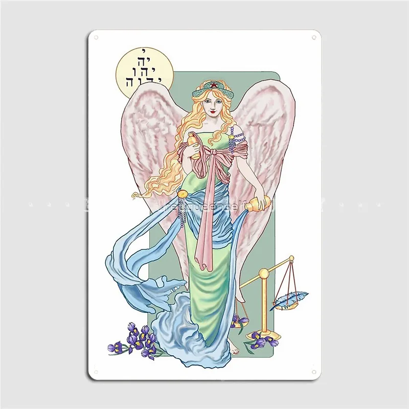 Металлическая карточка с надписью «Temperance Tarot» 
Металлическая карточка с надписью «Temperance Tarot»