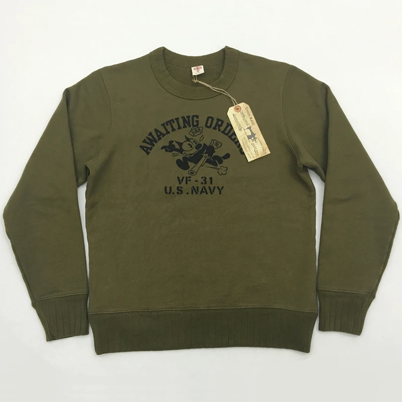 BOB DONG Awaiting Order VF-31 US Navy Crewneck Sweatshirts Military Print Pullover
BOB DONG Awaiting Order VF-31 US Navy Crewneck Sweatshirts Military Print Pullover