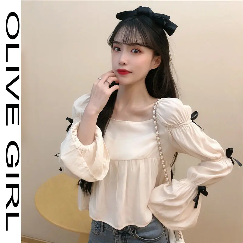 White Chiffon Blouse Korean Blouse 2021 Women's Clothing Women Elegant Sweet Top Casual Loose Designer Bow Long Sleeve
White Chiffon Blouse Korean Blouse 2021 Women's Clothing Women Elegant Sweet Top Casual Loose Designer Bow Long Sleeve