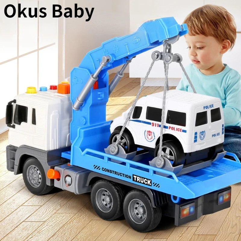 2021 Brand New Children's Large Inertia Trailer Toy Road Transportation Crane Engineering Model Boy's Toy Car For Kids Gift
2021 Brand New Children's Large Inertia Trailer Toy Road Transportation Crane Engineering Model Boy's Toy Car For Kids Gift