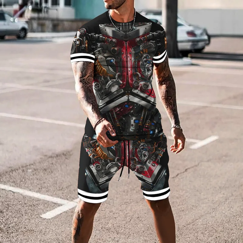2021 Summer Men CasualPlaying Cards Sets Short Sleeve T Shirt Shorts Streetwear Workout Men Suits 2 Pieces
2021 Summer Men CasualPlaying Cards Sets Short Sleeve T Shirt Shorts Streetwear Workout Men Suits 2 Pieces