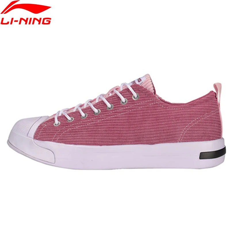(Clearance)Li-Ning Women LN YEP Lifestyle Shoes Corduroy PU Cushion Soft LiNing Sport Classic Leisure Sneakers AGCP182 | Спорт и