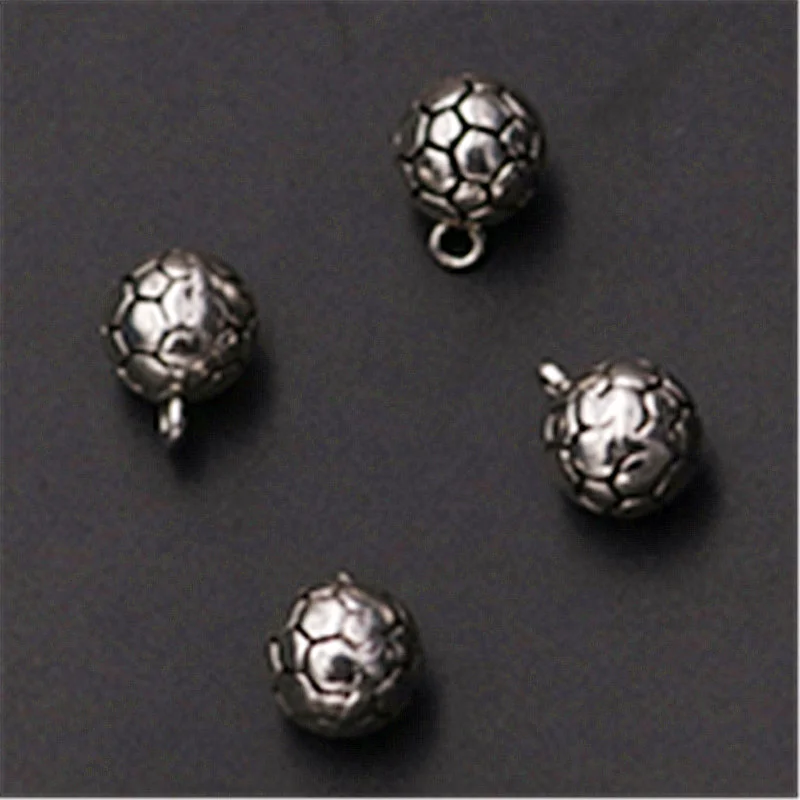 4pcs Silver Plated 3D Football Pendants Sports Bracelet Keychain Accessories DIY Charms For Jewelry Craft Making 11mm A1071
4pcs Silver Plated 3D Football Pendants Sports Bracelet Keychain Accessories DIY Charms For Jewelry Craft Making 11mm A1071