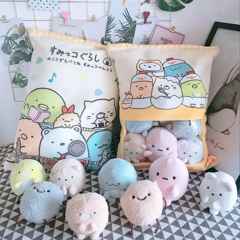 Hcdtoy Kawaii Sumikko Gurashi плюшевая японская анимационная мягкая подушка угловая био мультяшная кукла для детей
Hcdtoy Kawaii Sumikko Gurashi плюшевая японская анимационная мягкая подушка угловая био мультяшная кукла для детей