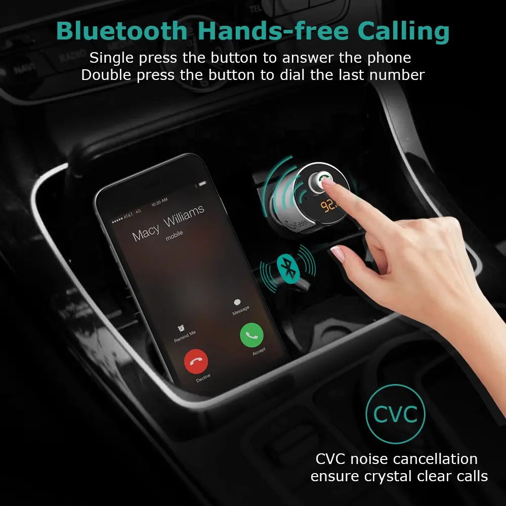 1 pcs Wireless Bluetooth Modulator Bluetooth car transmitter Dual USB High quality
1 pcs Wireless Bluetooth Modulator Bluetooth car transmitter Dual USB High quality