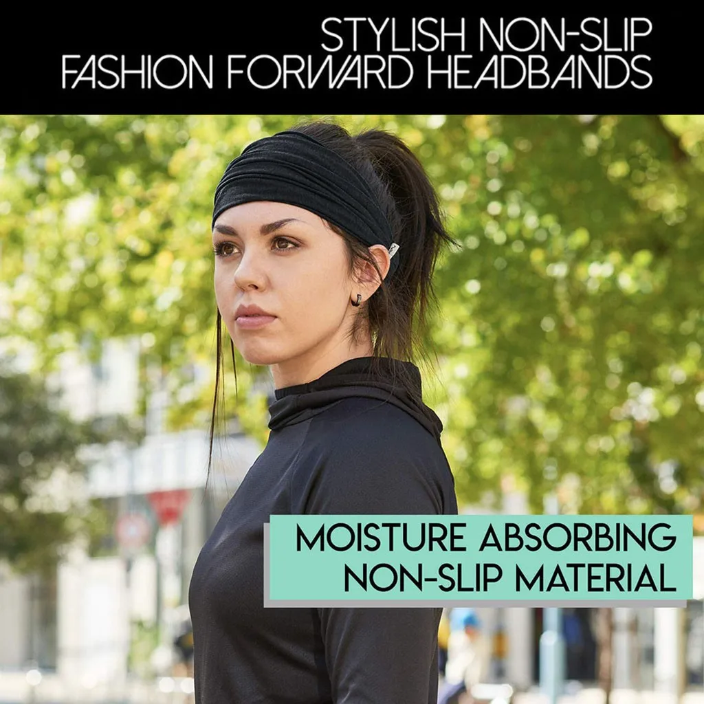Elastic Sweat Sweatband Breathable Hair Band Fabric Soft Stretch Headband Solid Hair Accessories Moisture Wicking Men Women
Elastic Sweat Sweatband Breathable Hair Band Fabric Soft Stretch Headband Solid Hair Accessories Moisture Wicking Men Women
