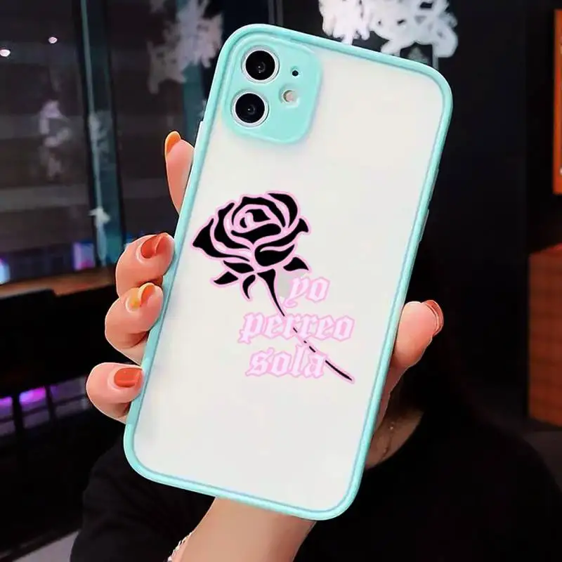 Yo Perreo Sola Bad Bunny Maluma Phone Cases Matte transparent For blue iPhone 12 Mini 11 Pro XR XS Max 7 8 Plus X Back Cover
Yo Perreo Sola Bad Bunny Maluma Phone Cases Matte transparent For blue iPhone 12 Mini 11 Pro XR XS Max 7 8 Plus X Back Cover