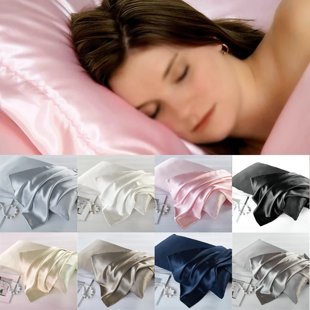 For Sleep Hair Silk Pillowcase Both Side Pillowcase High quality 76(L)*51(W)cm In stock Drop shipping
For Sleep Hair Silk Pillowcase Both Side Pillowcase High quality 76(L)*51(W)cm In stock Drop shipping