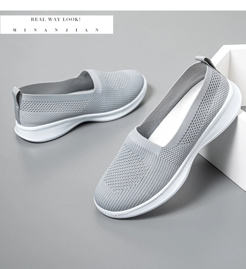 Casual Shoes Women Mesh Breathable Flat Shoes Ladies Comfort Light Sneaker Socks Women Slip on Loafers
Casual Shoes Women Mesh Breathable Flat Shoes Ladies Comfort Light Sneaker Socks Women Slip on Loafers