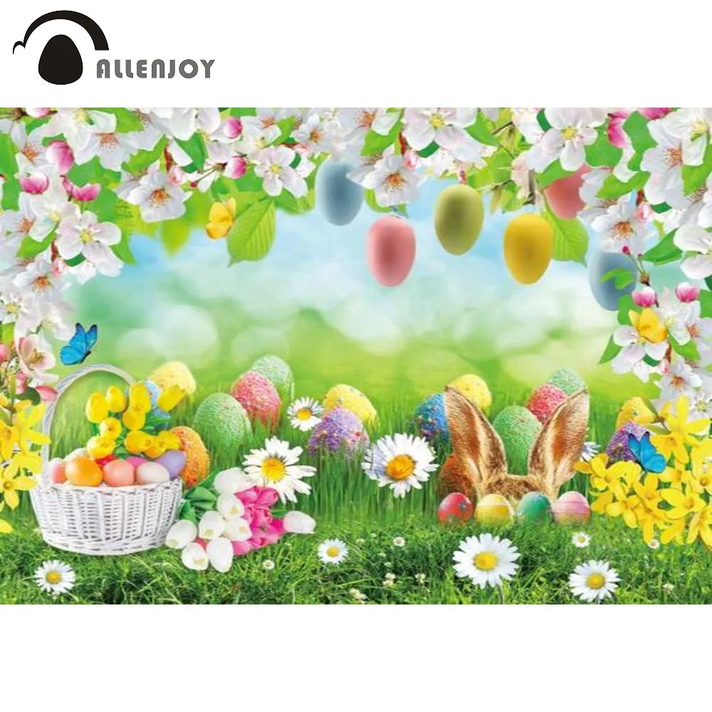 Allenjoy Easter Spring Photography Backdrop Flower Eggs Bunny Garden Lawn Scenery Background Birthday Festival Party Banner
Allenjoy Easter Spring Photography Backdrop Flower Eggs Bunny Garden Lawn Scenery Background Birthday Festival Party Banner