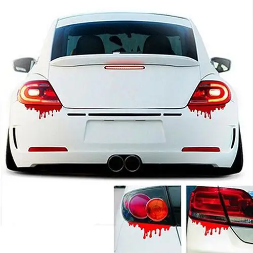 Reflective Red Blood Bleeding Car Sticker Car Decals Rear Front Headlight Sticker Car Styling Accessories 14cm x 5cm
Reflective Red Blood Bleeding Car Sticker Car Decals Rear Front Headlight Sticker Car Styling Accessories 14cm x 5cm