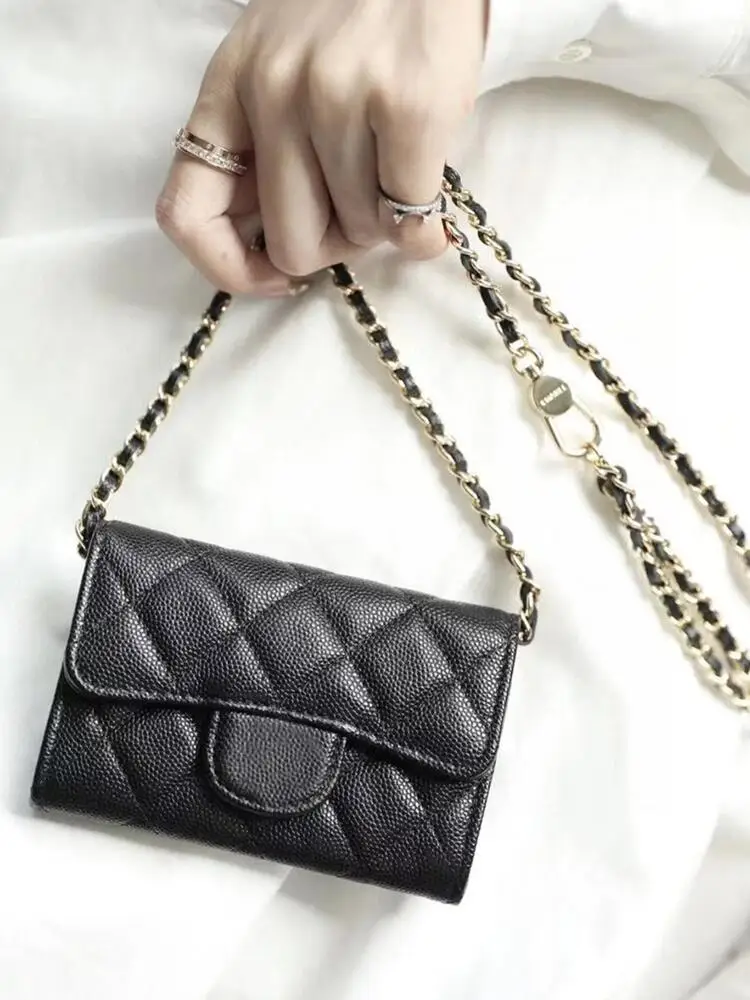 Luxury Classical Women Crossbody chain bag Fashion Sheepskin Leather Business Card Holder Genuine Leather Credit Card Holder
Luxury Classical Women Crossbody chain bag Fashion Sheepskin Leather Business Card Holder Genuine Leather Credit Card Holder