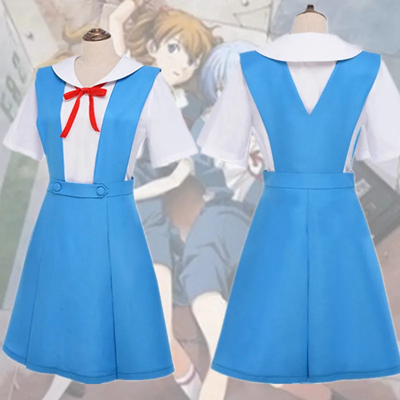 Japanese Anime Evangelion Halloween Women Cosplay Asuka Langley Soryu Tokyo Ayanami Rei Costume School Uniform Fantasy Costumes
Japanese Anime Evangelion Halloween Women Cosplay Asuka Langley Soryu Tokyo Ayanami Rei Costume School Uniform Fantasy Costumes
