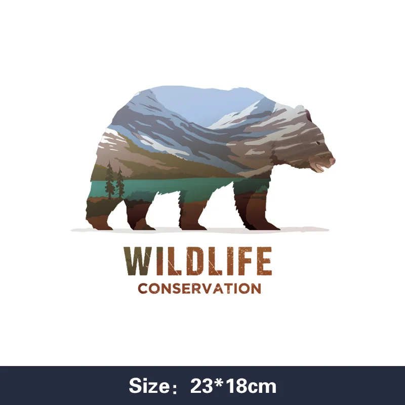 Polar bear clothing patch heat transfer hot sticker DIY washable T-shirt ironing transfer patch
Polar bear clothing patch heat transfer hot sticker DIY washable T-shirt ironing transfer patch