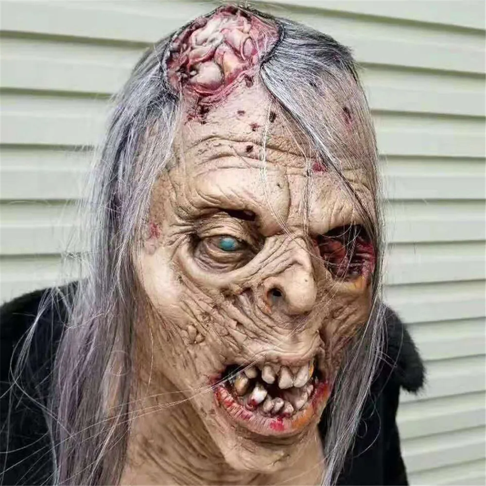 Horror Headgear Mask Halloween Zombie Scary Masquerade Haunted House Secret Room Zombie Tricky Props
Horror Headgear Mask Halloween Zombie Scary Masquerade Haunted House Secret Room Zombie Tricky Props