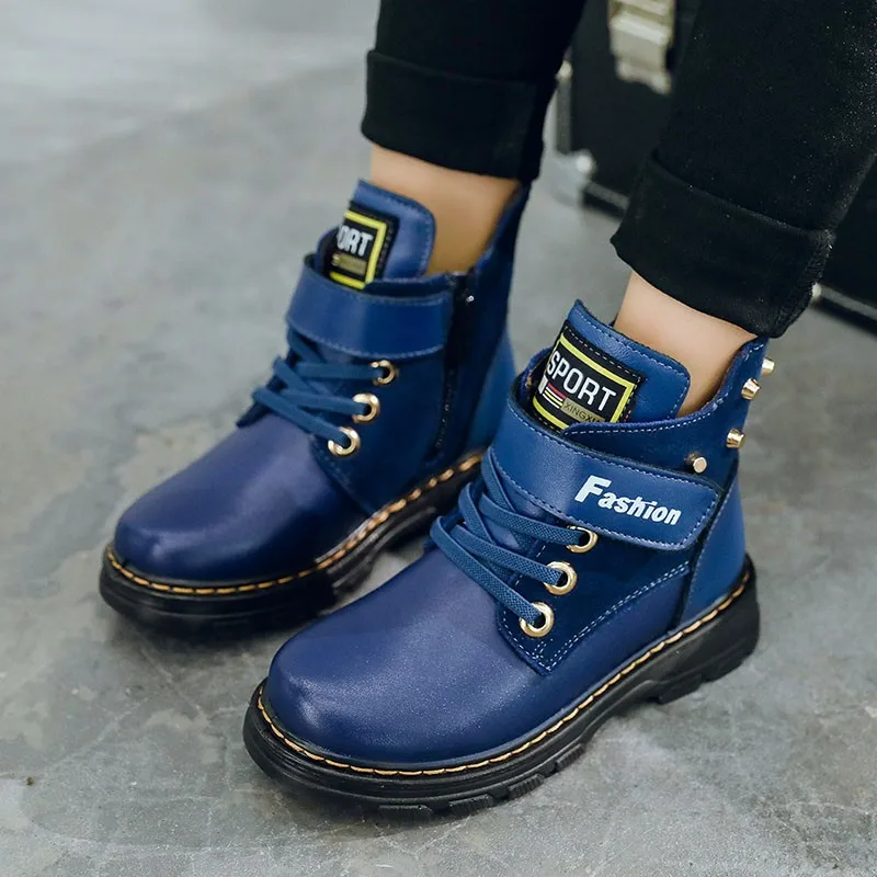 Boys Shos New Genuine Leather Waterproof Kids Martin Boots School Black Boy Shoes Plush Warm Snow Boot Kids
Boys Shos New Genuine Leather Waterproof Kids Martin Boots School Black Boy Shoes Plush Warm Snow Boot Kids