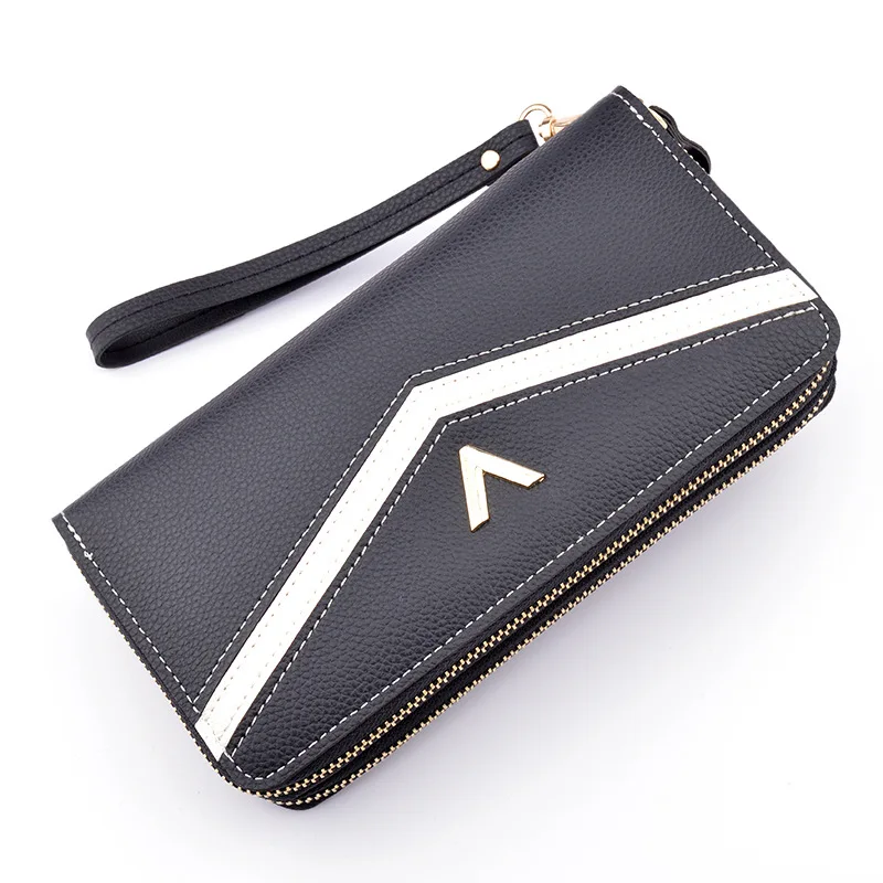 Ladies Wallet Long Card Case Clutch Fashion Color Contrast Large Capacity Double Wallet Change Mobile Phone Bag
Ladies Wallet Long Card Case Clutch Fashion Color Contrast Large Capacity Double Wallet Change Mobile Phone Bag