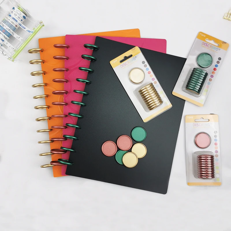 11pcs/1box Mushroom Hole Binding Disc Buckle Frosted Color Round Rings Plastic Loose Leaf Ring Book DIY Binder Notebook Supplies
11pcs/1box Mushroom Hole Binding Disc Buckle Frosted Color Round Rings Plastic Loose Leaf Ring Book DIY Binder Notebook Supplies