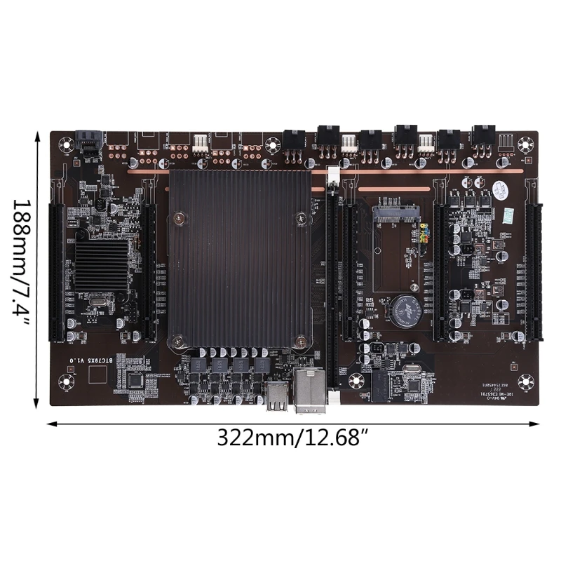 39XD BTC X79-H61 Miner Motherboard for CPU Set 5 Card Slot for DDR3 Memory Integrated VGA Interface 60mm Distance Low Power
39XD BTC X79-H61 Miner Motherboard for CPU Set 5 Card Slot for DDR3 Memory Integrated VGA Interface 60mm Distance Low Power