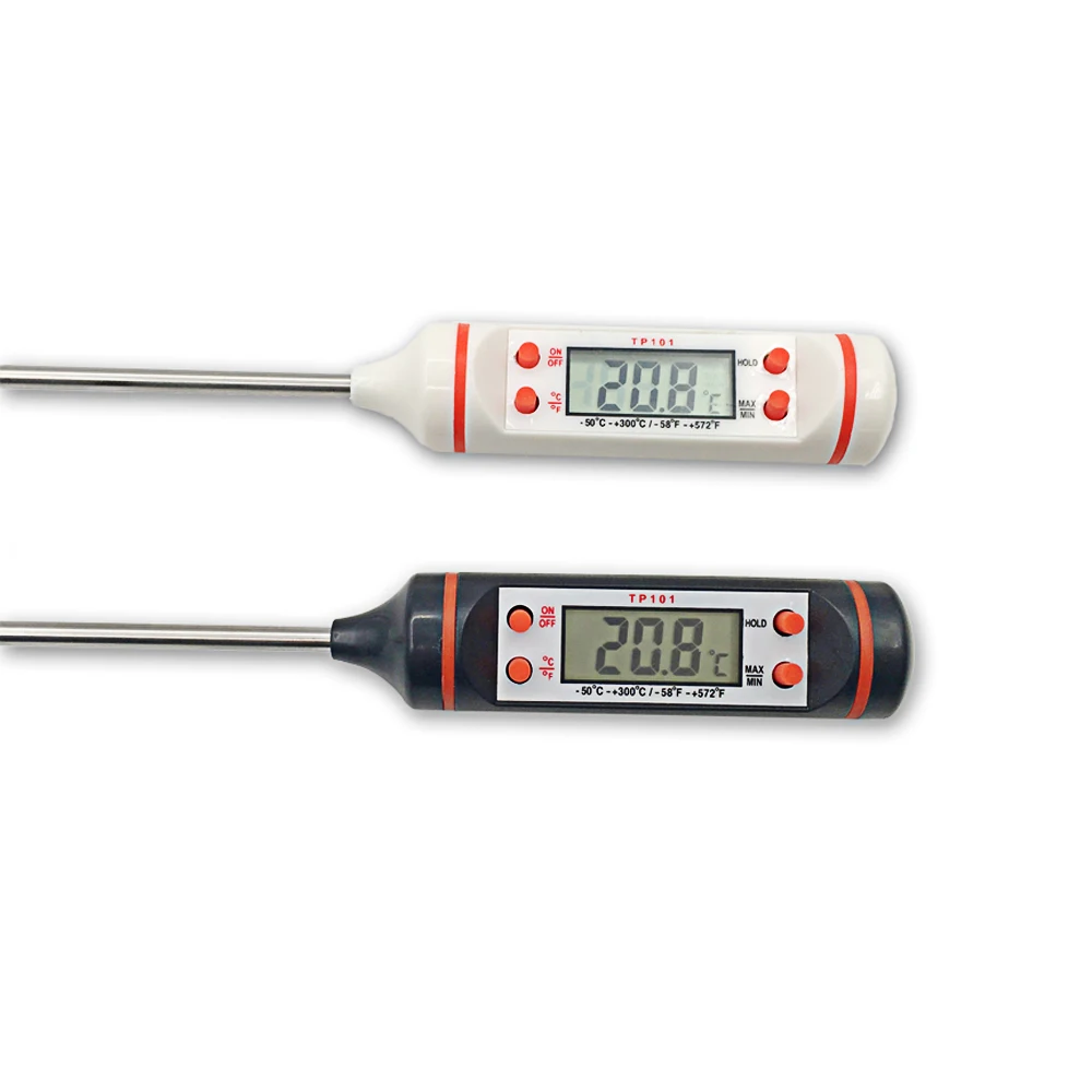 200Pcs/lot TP101 Food Thermometer BBQ Probe Electronic Thermometer Meat Thermocouple Kitchen Cooking Temperature Tester Gauge 
200Pcs/lot TP101 Food Thermometer BBQ Probe Electronic Thermometer Meat Thermocouple Kitchen Cooking Temperature Tester Gauge