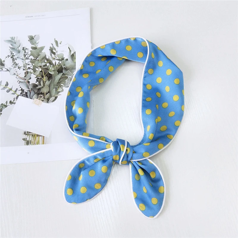 Kerchief Women Silk Scarf Dots Scarf Wrist Ribbons Lady Neckerchief Elegant Hats Bags Accessories Head Band Wrist Ribbons Scarf
Kerchief Women Silk Scarf Dots Scarf Wrist Ribbons Lady Neckerchief Elegant Hats Bags Accessories Head Band Wrist Ribbons Scarf