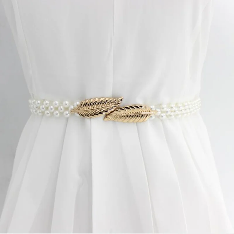 Elegant Women Pearl Belt Waist Elastic Buckle Pearl Chain Female Girls Dress Crystal Strap Luxury Corset Designer Rock Fashion
Elegant Women Pearl Belt Waist Elastic Buckle Pearl Chain Female Girls Dress Crystal Strap Luxury Corset Designer Rock Fashion