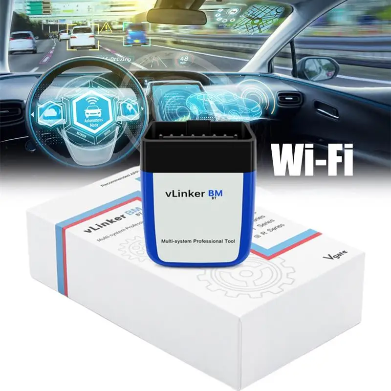 ELM327/ELM329 Vgate Vlinker BM+OBD2 V2.2 Wifi/Bluetooth Dual Mode 4.0 Diagnostic Automobile Fault Detector for Android/Apple
ELM327/ELM329 Vgate Vlinker BM+OBD2 V2.2 Wifi/Bluetooth Dual Mode 4.0 Diagnostic Automobile Fault Detector for Android/Apple