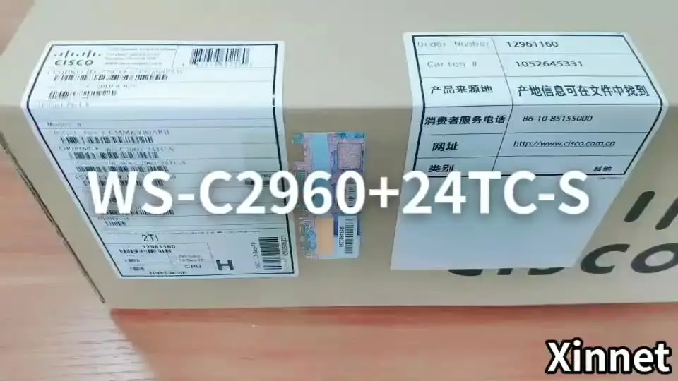 Совершенно новый 2960 Series WS-C2960 + 24TC-L 24 Port волоконно-оптический Lan базовый переключатель
Совершенно новый 2960 Series WS-C2960 + 24TC-L 24 Port волоконно-оптический Lan базовый переключатель