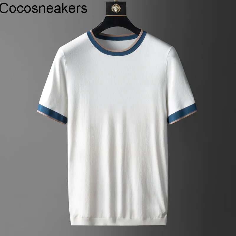 High end business basic 16 needle flat knitting machine craft sweater summer thin men's versatile short sleeve round neck
High end business basic 16 needle flat knitting machine craft sweater summer thin men's versatile short sleeve round neck
