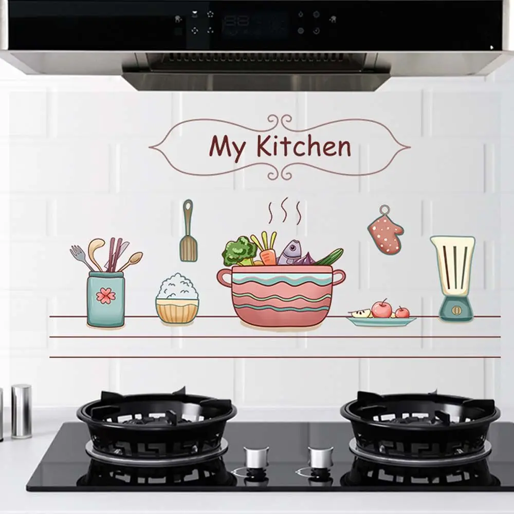 Household Kitchen Oil-Proof Stickers Transparent Backsplash Wall Sticker Waterproof Self Adhesive Wall Decals Home Decorations
Household Kitchen Oil-Proof Stickers Transparent Backsplash Wall Sticker Waterproof Self Adhesive Wall Decals Home Decorations