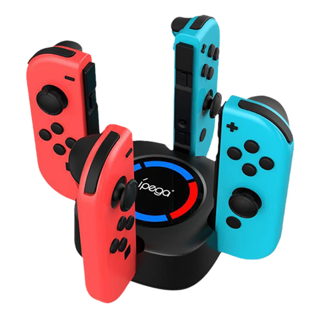 Charging Dock Four-Slot Charging Base With Color Indicator Light Intelligent Display Joy-Con Small Handle Charger For NS-Switch
Charging Dock Four-Slot Charging Base With Color Indicator Light Intelligent Display Joy-Con Small Handle Charger For NS-Switch